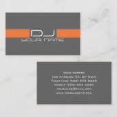 Cool DJ Visitekaartje (Voorkant / Achterkant)