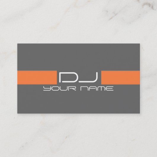 Cool DJ Visitekaartje (Voorkant)