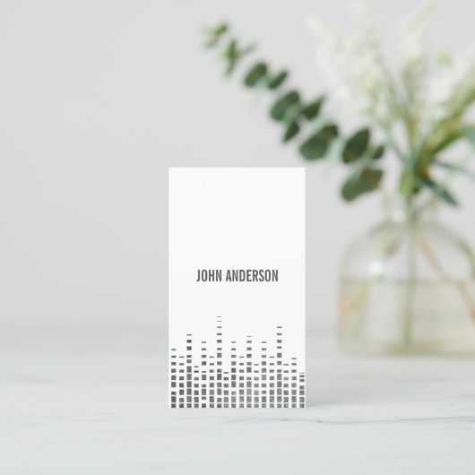 Cool DJ Visitekaartje (Staand voorkant)