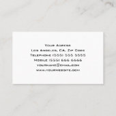 Cool DJ Visitekaartje (Achterkant)