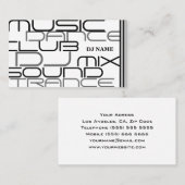 Cool DJ Visitekaartje (Voorkant / Achterkant)