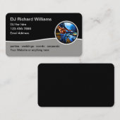 Cool DJ voor het huren van moderne Visitekaartjes (Voorkant / Achterkant)