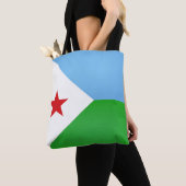 Cool Djibouti Flag Mode Tote Bag (Dichtbij)