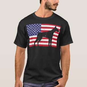 Cool Doberman Dog Art voor mannen Doberman Pinsc T-shirt