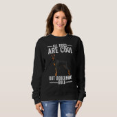 Cool Doberman For Men Women Dobie Pinscher Puppy D Trui (Voorkant volledig)