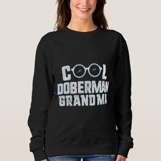 Cool Doberman Grandma Doberman Grandma Trui (Voorkant)