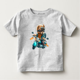 Cool dog biker, schattige Yorkshire terrier hond c Kinder Shirts