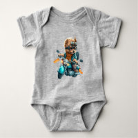 Cool dog biker, schattige Yorkshire terrier hond c