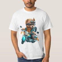 Cool dog biker, schattige Yorkshire terrier hond c