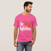 Cool Dog Dad Dog Father he DogFather funny T-shirt (Voorkant volledig)