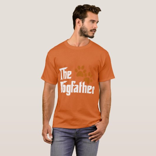 Cool Dog Dad Dog Father Shirt The DogFather (Voorkant volledig)