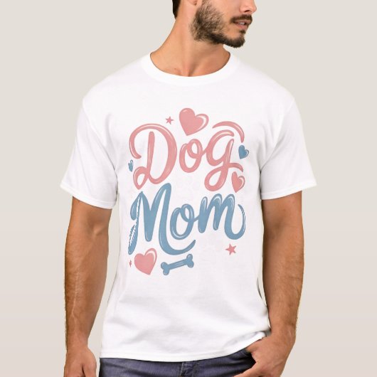 Cool Dog Dad Pootafdruk T-Shirt Ontwerp (Voorkant)
