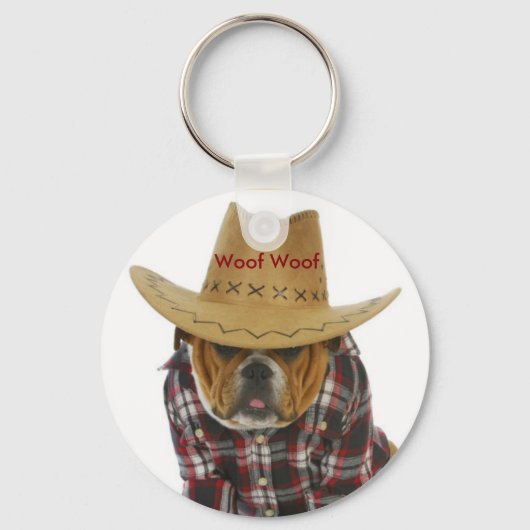 Cool dog design Sleutelhanger (Voorkant)