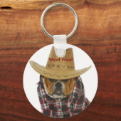 Cool dog design Sleutelhanger (Voorkant)