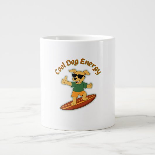 Cool Dog Energy Grote Koffiekop (Voorkant)