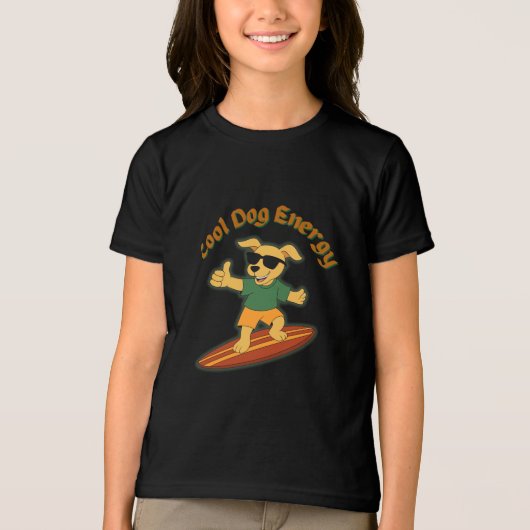 Cool Dog Energy Tri-Blend Shirt (Voorkant)