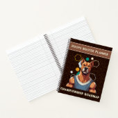 Cool Dog Gifts voor Basketbal Lovers Coach Fans Notitieboek (Binnen)