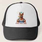 Cool Dog Gifts voor Basketbal Lovers Coach Fans Trucker Pet (Voorkant)