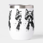 Cool Dog hoofdtelefoon Schattige Huisdieren Zwart  (Rechts)