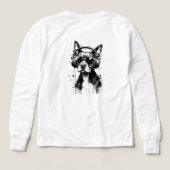 Cool Dog hoofdtelefoon Schattige Huisdieren Zwart  (Achterkant)