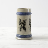 Cool Dog hoofdtelefoon Schattige Huisdieren Zwart Bierpul (Center)