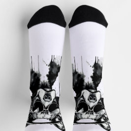 Cool Dog hoofdtelefoon Schattige Huisdieren Zwart  Sokken