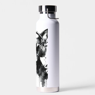 Cool Dog hoofdtelefoon Schattige Huisdieren Zwart Waterfles