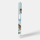 Cool Dog in Preppy winterkleding en -Pet Case-Mate iPhone Case (Achterkant / Rechts)