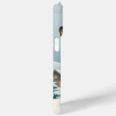 Cool Dog in Preppy winterkleding en -Pet Case-Mate iPhone Case (Achterkant / Rechts)