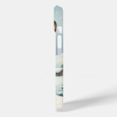 Cool Dog in Preppy winterkleding en -Pet Case-Mate iPhone Case (Achterkant / Links)