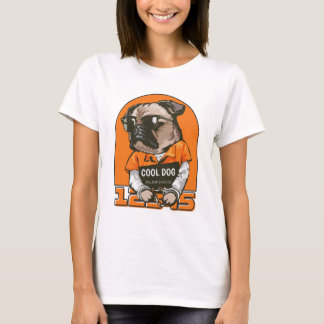 Cool Dog | Leuke & eigenzinnige hond illustratie T-shirt