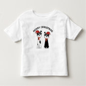 Cool Dog Merry Christmas Kinder Shirts (Voorkant)
