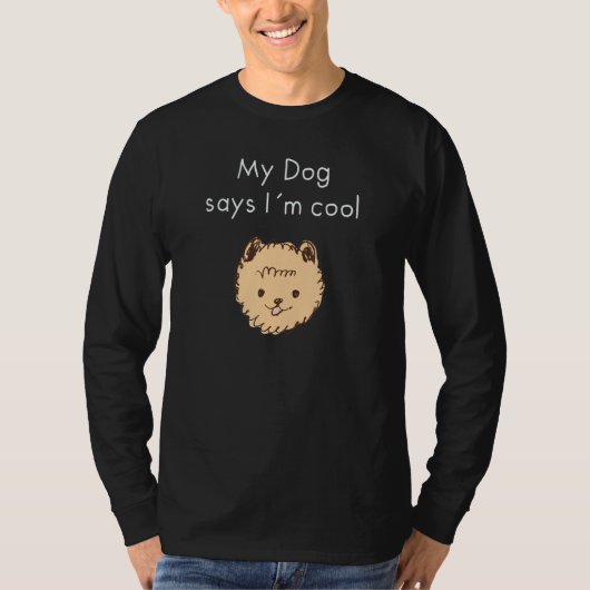 Cool Dog Owner T-shirt (Voorkant)