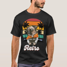Cool Dog : Retro T-shirt
