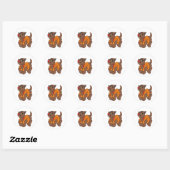 Cool Dog Ronde Sticker (Vel)