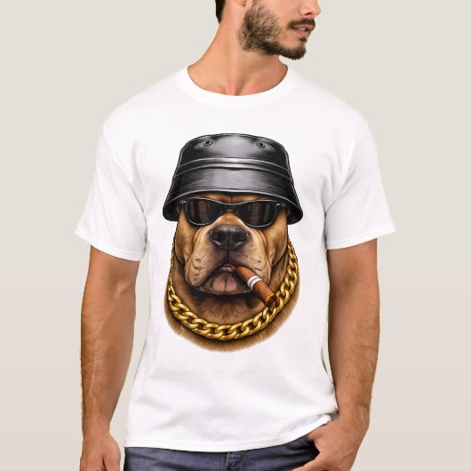 Cool Dog Streetwear T-Shirt – Stedelijk Stijlontwe (Voorkant)