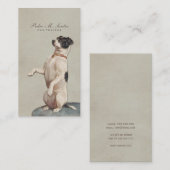 Cool Dog Trainer  Animal Simple Elegant Visitekaartje (Voorkant / Achterkant)