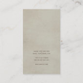 Cool Dog Trainer  Animal Simple Elegant Visitekaartje (Achterkant)