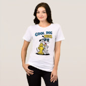 Cool Dog Vibes - Grappig Cartoon Hond T-shirt (Voorkant volledig)