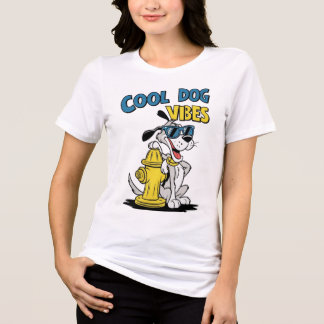 Cool Dog Vibes - Grappig Cartoon Hond T-shirt