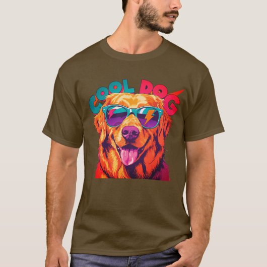 Cool Dog Vibes T-shirt (Voorkant)