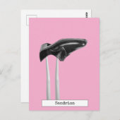 Cool Doll Mode Briefkaart (Voorkant / Achterkant)