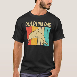 Cool Dolphin For Dad Men Ocean Animal Dolphin T-shirt