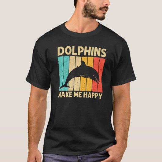 Cool Dolphin For Men Women Dolphins Beluga Whale S T-shirt (Voorkant)