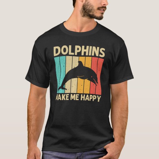 Cool Dolphin For Men Women Dolphins Beluga Whale S T-shirt (Voorkant)