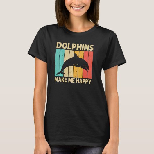 Cool Dolphin For Men Women Dolphins Beluga Whale S T-shirt (Voorkant)
