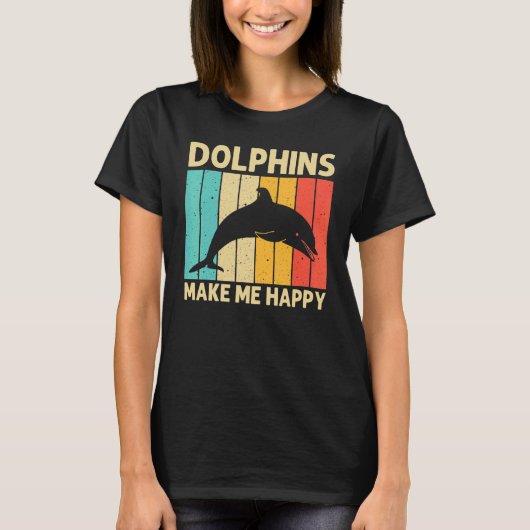 Cool Dolphin For Men Women Dolphins Beluga Whale S T-shirt (Voorkant)