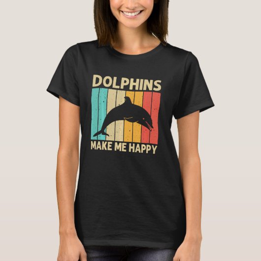 Cool Dolphin For Men Women Dolphins Beluga Whale S T-shirt (Voorkant)