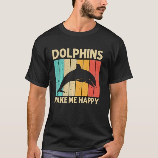Cool Dolphin For Men Women Dolphins Beluga Whale S T-shirt (Voorkant)