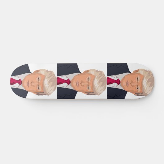COOL DONALD TRUMP SKATEBOARD (Horizontaal)